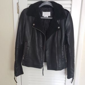 BCBGeneration Moto Faux Leather Jacket